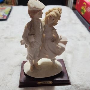 Charming Cream Figurine by A. BELCARI.